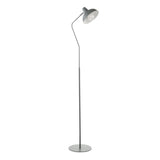 Lumisource Darby Contemporary Floor Lamp in Sage Green Metal