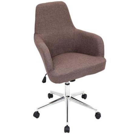 Lumisource Degree Office Chair In Brown