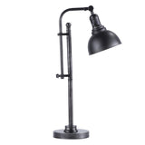 Lumisource Emery Industrial Table Lamp in Antique Silver
