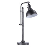 Lumisource Emery Industrial Table Lamp in Antique Silver