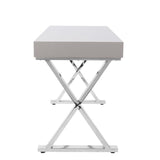 Lumisource Luster Contemporary Desk in Grey