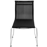 Lumisource Mirage Contemporary Stackable Dining/Accent Chair in Black - Set of 2