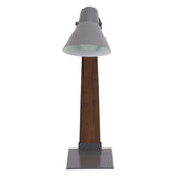 Lumisource Noah Mid-Century Modern Table Lamp in Apple Wood and Black