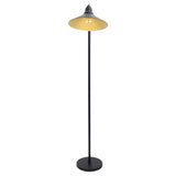 Lumisource Paddy Industrial Floor Lamp in Black and Gold