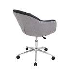 Lumisource Shelton Modern Office Chair in Grey and Black