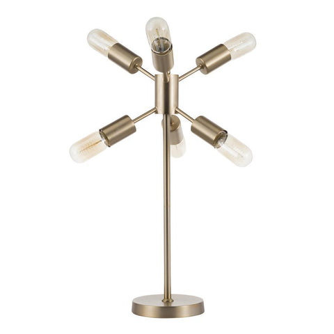 Lumisource Spark Contemporary Table Lamp in Antique Brass