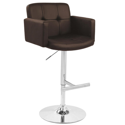 Lumisource Stout Bar Stool In Brown