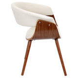 Lumisource Vintage Mod Chair In Walnut And Black