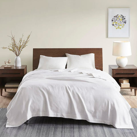 Madison Park 100% Certified Egyptian Cotton Blanket Twin