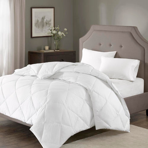 Madison Park 1000 Thread Count Cotton Rich Diamond Quilting Down Alternative Comforter King/Cal King