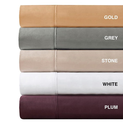 Madison Park 600TC Pima Solid Cotton Sheet Set In Gold