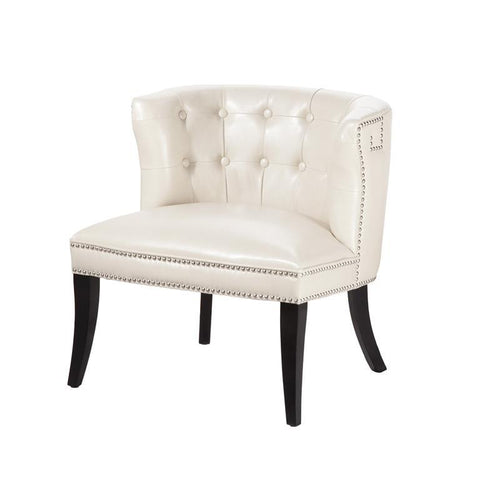 Madison Park Bianca Accent Chair In Ivory