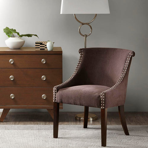 Madison Park Caitlyn Roll Back Accent Chair