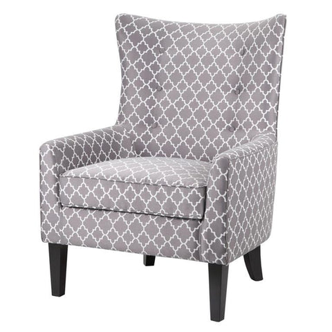Madison Park Carissa Wing Chair In Multi