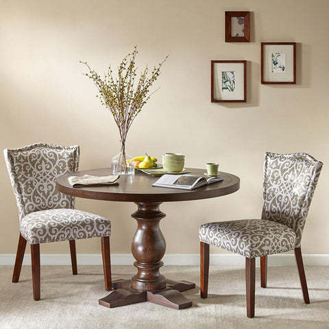Madison Park Charles Round Dining Table See below