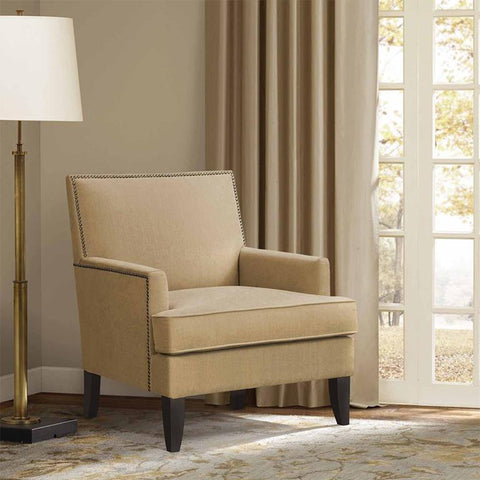 Madison Park Colton Accent Chair In Beige