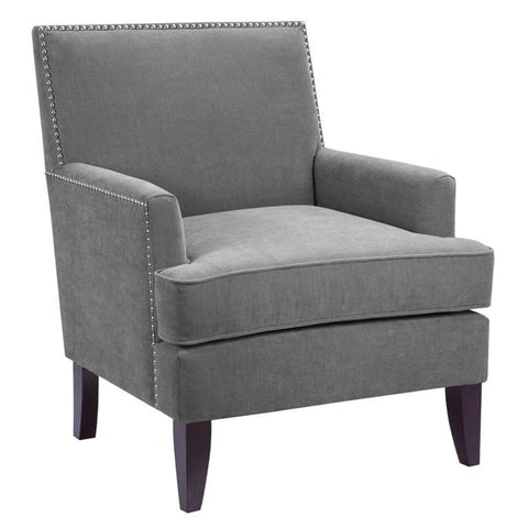 Madison Park Colton Accent Chair In Light Grey