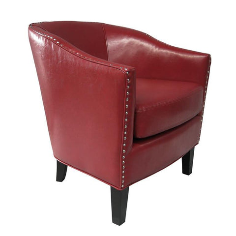 Madison Park Fremont Accent Chair In Red