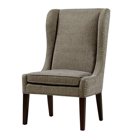 Madison Park Garbo Captains Dining Chair In Grey