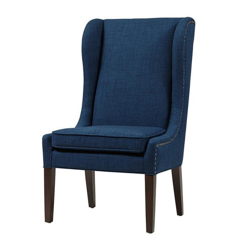 Madison Park Garbo Captains Dining Chair In Navy