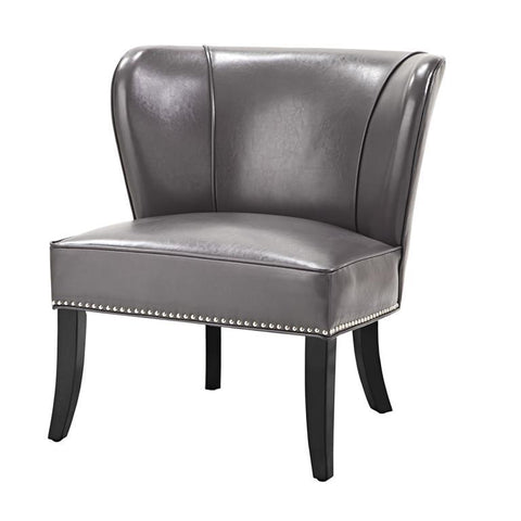 Madison Park Hilton Accent Chair In Grey
