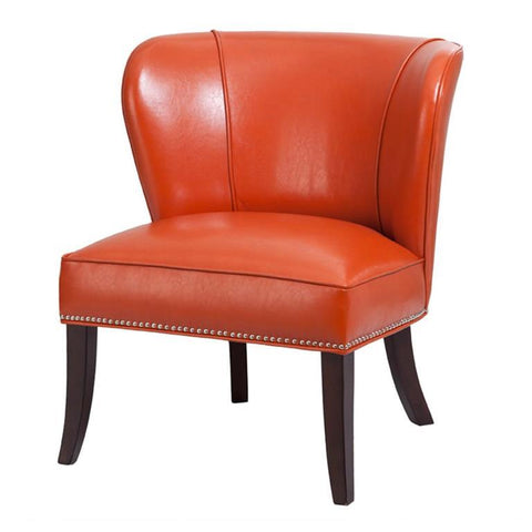 Madison Park Hilton Accent Chair In Orange