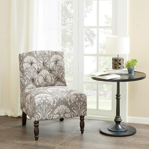 Madison Park Lola Tufted Armless Chair See below