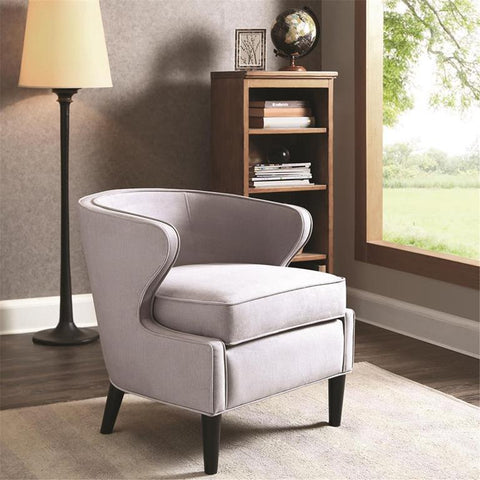 Madison Park Lucca Chair In Grey