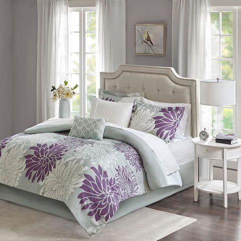 Madison Park Maible Complete Comforter and Cotton Sheet Set Cal King