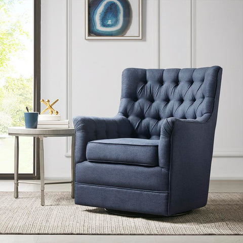 Madison Park Mathis Swivel Glider Chair See below