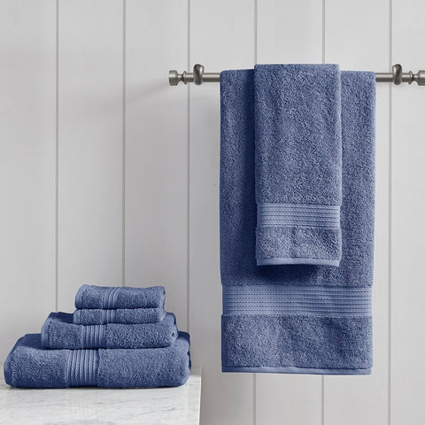 Madison Park Organic 6 Piece Cotton Towel Set