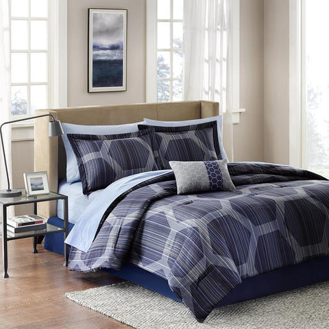 Madison Park Rincon Complete Bed and Sheet Set