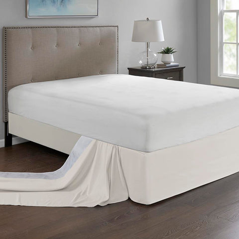 Madison Park Simple Fit Wrap Around Adjustable Bedskirt One Size