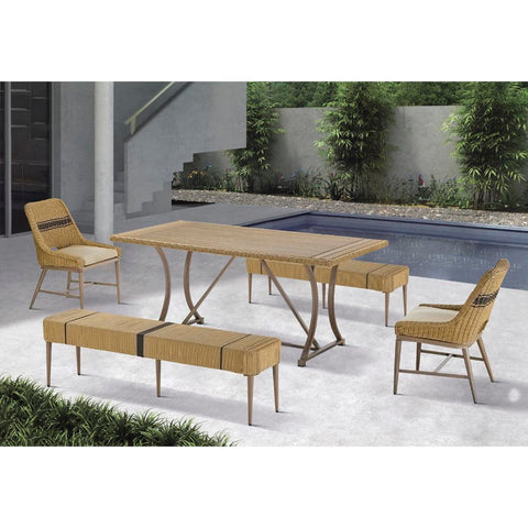 Madison Park Venice Outdoor Patio Dining Table See below