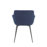 Moe's Home Ronda Arm Chair In Blue