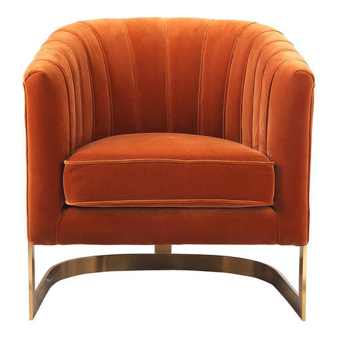 Moe's Carr Arm Chair Orange