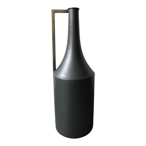 Moe's Primus Metal Vase Black