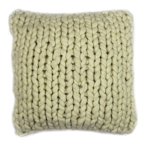 Moes Home Abuela Wool Feather 20X20 Cushion in Natural
