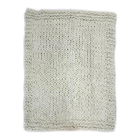 Moes Home Abuela Wool Throw in Natural