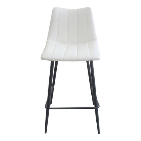 Moes Home Alibi Counter Stool Ivory-Set Of Two