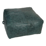 Moes Home Argento Ottoman in Distressed Blue