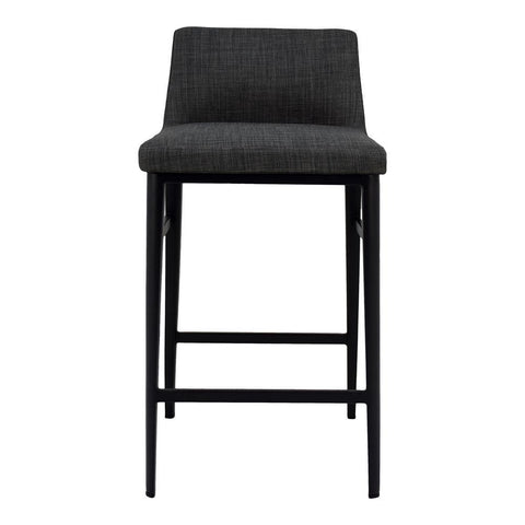 Moes Home Baron Counter Stool in Charcoal Grey