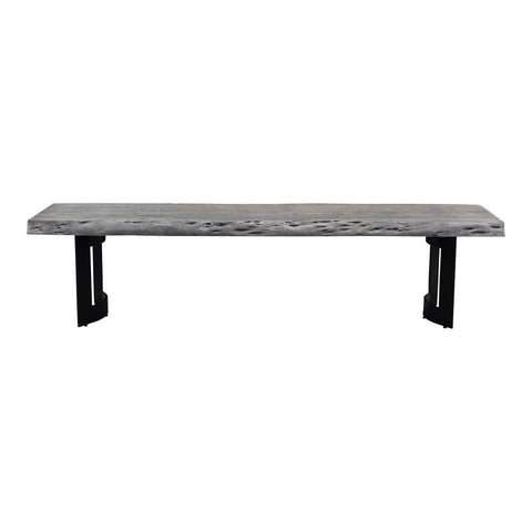 Moes Home Bent Bench Extra Small Weathered Grey