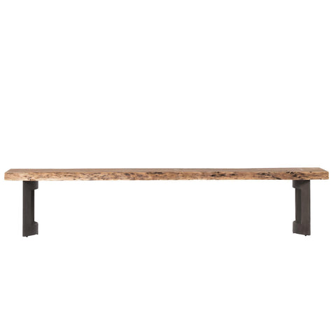Moes Home Bent Bench Smoked