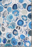 Moes Home Blue Bubbles Wall Decor