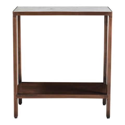Moes Home Bottego Accent Table in Antique Copper