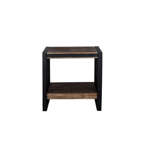 Moes Home Bronx Side Table in Light Brown
