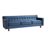 Moes Home Buckingham Sofa in Blue