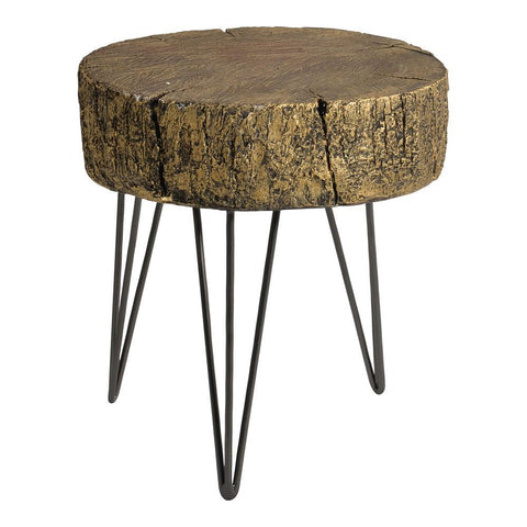 Moes Home Cambria Accent Table in Antique  Gold