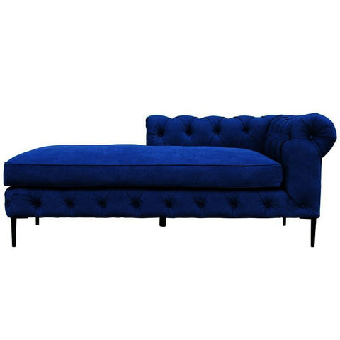 Moes Home Canal Chaise in Blue
